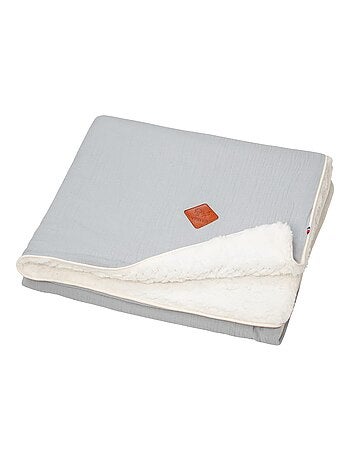 SEVIRA KIDS | Couverture en gaze de coton et sherpa Jeanne