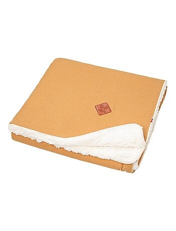 SEVIRA KIDS | Couverture en gaze de coton et sherpa Jeanne