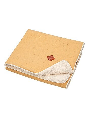 SEVIRA KIDS | Couverture en gaze de coton et sherpa Jeanne