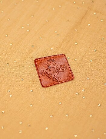 SEVIRA KIDS | Couverture en gaze de coton et sherpa Jeanne