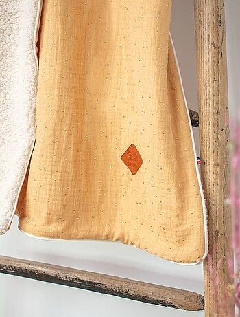 SEVIRA KIDS | Couverture en gaze de coton et sherpa Jeanne