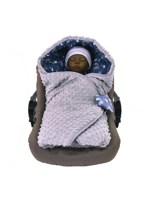 SEVIRA KIDS | Couverture enveloppante nid d'ange bébé réversible - Kiabi