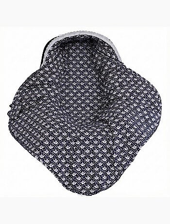 SEVIRA KIDS | Couverture enveloppante nid d'ange bébé réversible en coton minky ELI