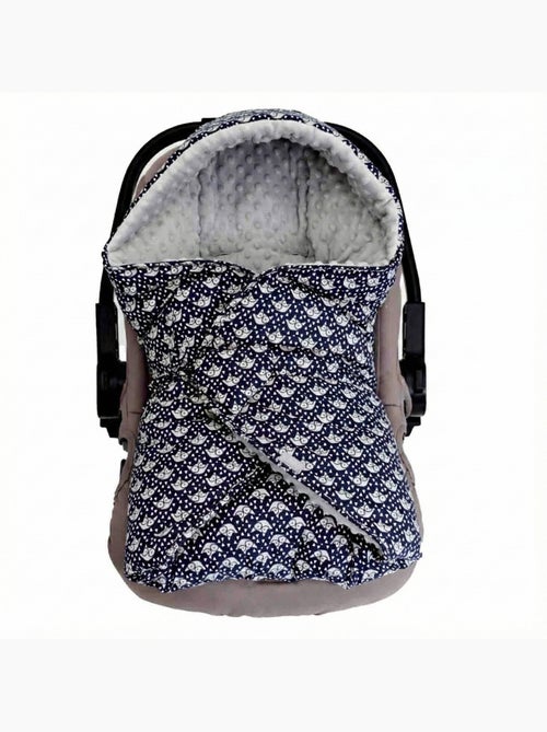 SEVIRA KIDS | Couverture enveloppante nid d'ange bébé réversible en coton minky ELI - Kiabi