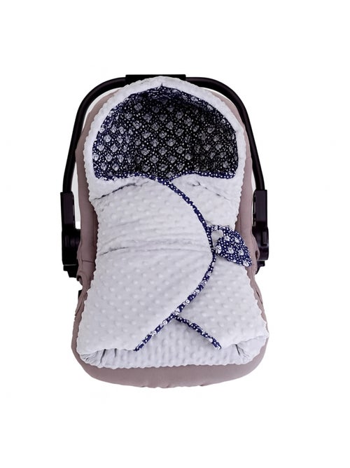 SEVIRA KIDS | Couverture enveloppante nid d'ange bébé réversible en coton minky ELI - Kiabi