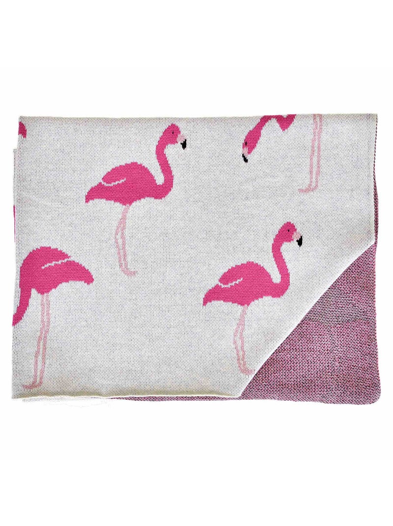 SEVIRA KIDS | Couverture  FLAMANT ROSE Gris - Kiabi