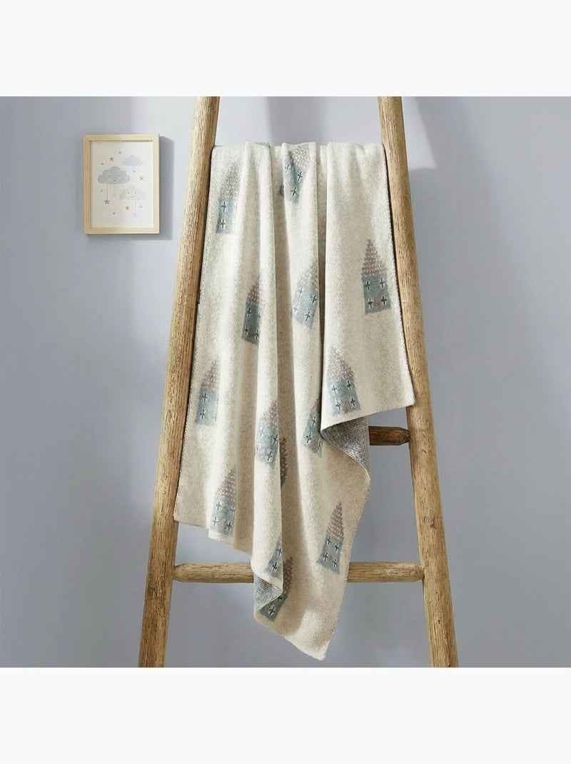 SEVIRA KIDS | Couverture  Gots MAISONS Ecru - Kiabi