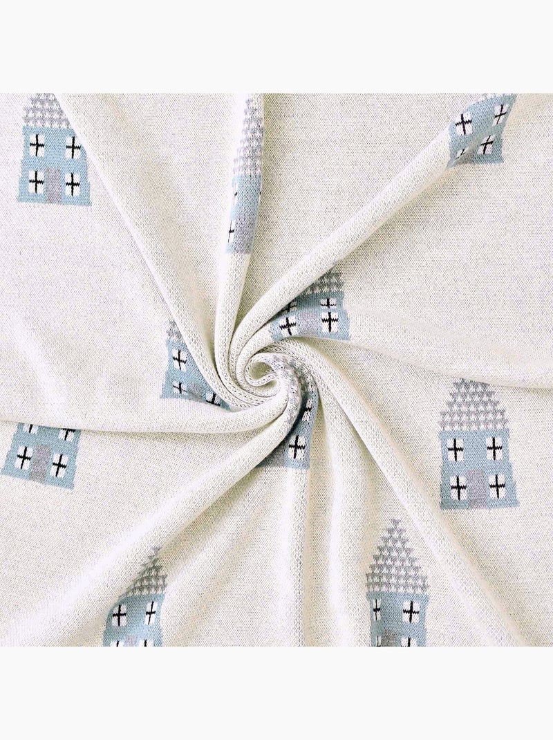 SEVIRA KIDS | Couverture  Gots MAISONS Ecru - Kiabi