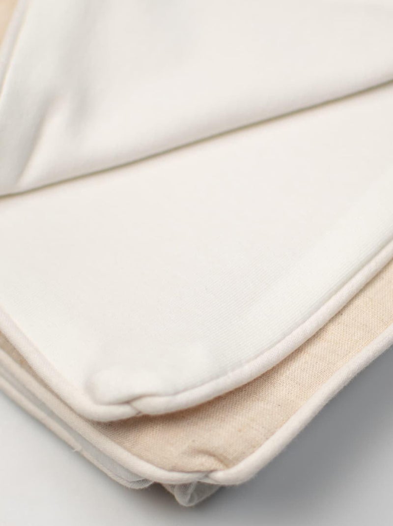 SEVIRA KIDS | Couverture légère en Lin lavé Beige - Kiabi