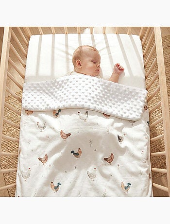 SEVIRA KIDS | Couverture légère en minky GALLINA