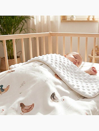 SEVIRA KIDS | Couverture légère en minky GALLINA