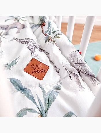 SEVIRA KIDS | Couverture légère en minky Safari