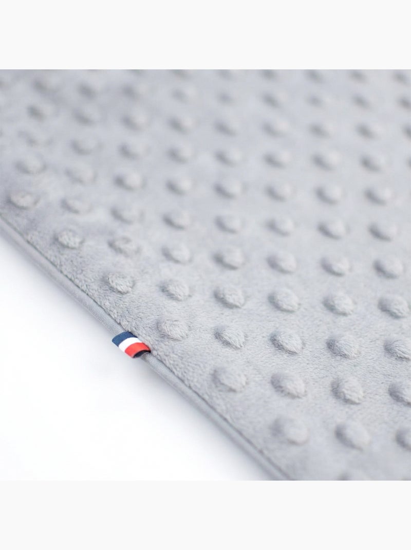 SEVIRA KIDS | Couverture légère en minky Safari Gris - Kiabi