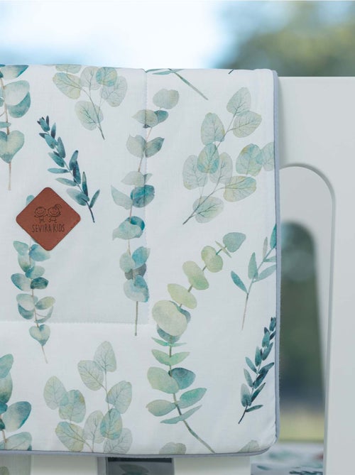 SEVIRA KIDS | Couverture plaid réversible Eucalyptus - Kiabi