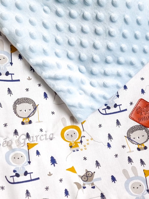 SEVIRA KIDS | Couverture réversible en minky Eskimo - Kiabi