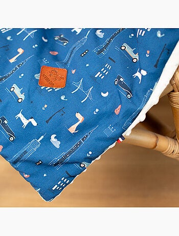 SEVIRA KIDS | Couverture réversible en minky New York