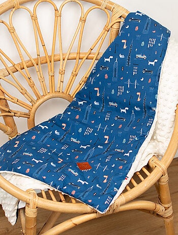 SEVIRA KIDS | Couverture réversible en minky New York