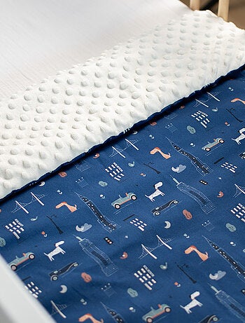 SEVIRA KIDS | Couverture réversible en minky New York