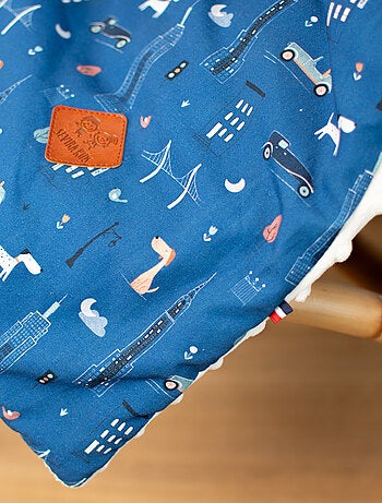SEVIRA KIDS | Couverture réversible en minky New York