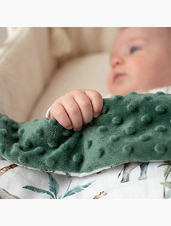 SEVIRA KIDS | Couverture réversible en minky Safari