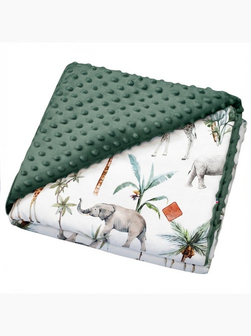 SEVIRA KIDS | Couverture réversible en minky Safari - Kiabi