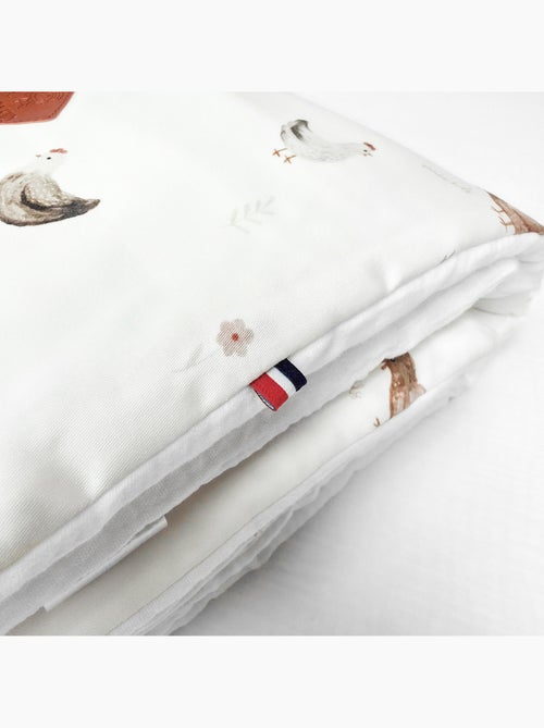 SEVIRA KIDS | Couverture réversible en satin de coton GALLINA - Kiabi