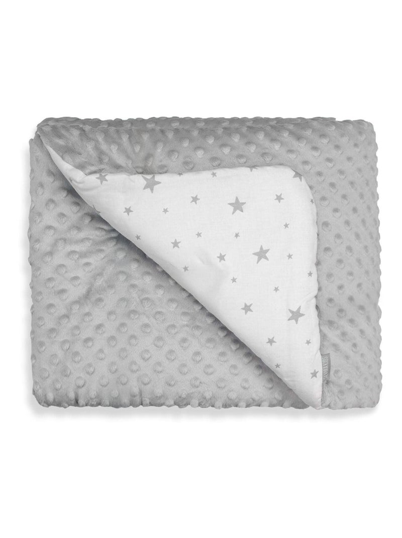 SEVIRA KIDS | Couverture réversible et ultra douce STELLA Gris - Kiabi