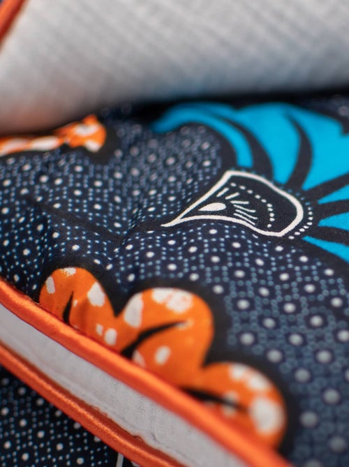 SEVIRA KIDS | Couverture réversible Wax Fleurs de mariage - Kiabi