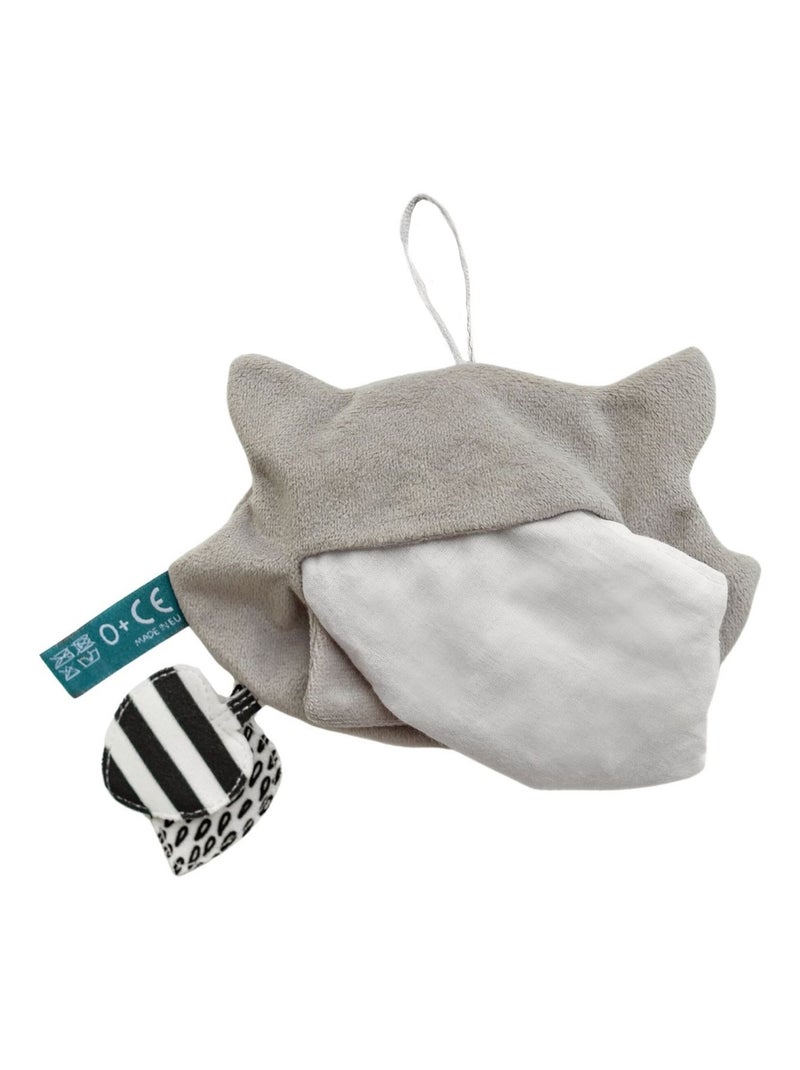 SEVIRA KIDS | Doudou bouillotte chaud et froid avec noyaux de cerise Raton Gris - Kiabi
