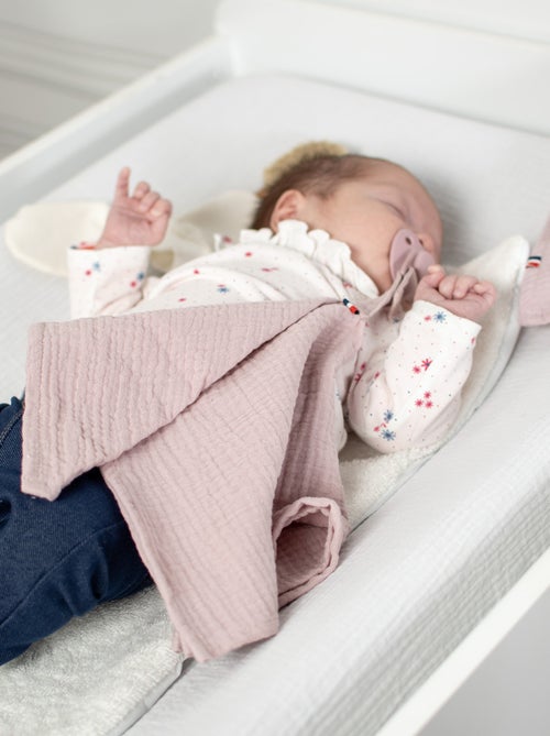 SEVIRA KIDS | Doudou lange attache tétine en gaze de coton Jeanne - Kiabi SEVIRA KIDS | Doudou lange attache tétine en gaze de coton Jeanne - Kiabi