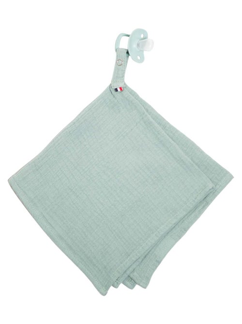 SEVIRA KIDS | Doudou lange attache tétine en gaze de coton Jeanne - Kiabi SEVIRA KIDS | Doudou lange attache tétine en gaze de coton Jeanne - Kiabi