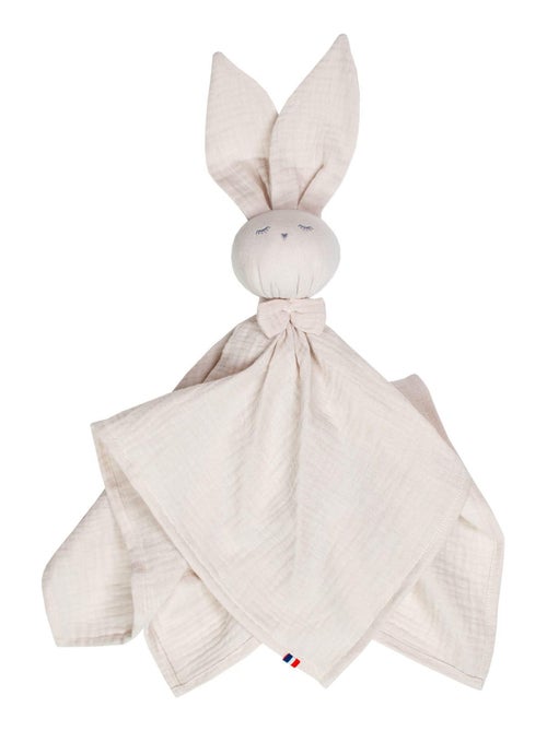 SEVIRA KIDS | Doudou Lapin  en gaze de coton Jeanne - Kiabi