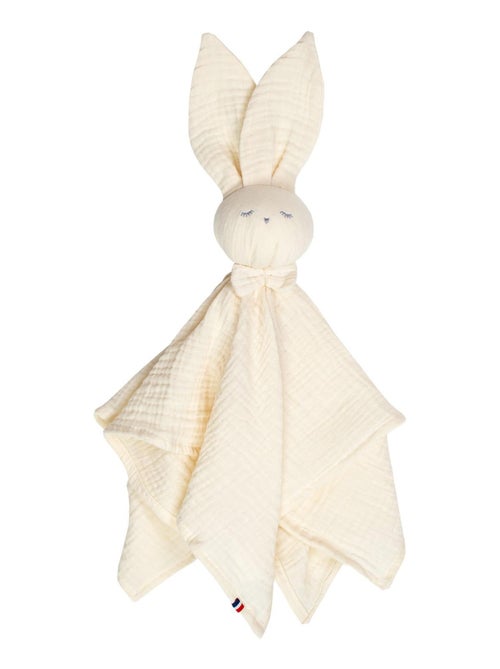 SEVIRA KIDS | Doudou Lapin  en gaze de coton Jeanne - Kiabi
