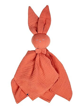 SEVIRA KIDS | Doudou Lapin en gaze de coton Jeanne