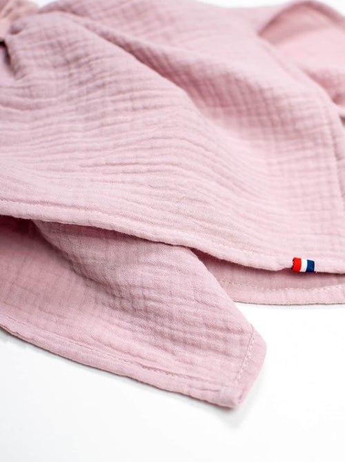 SEVIRA KIDS | Doudou Lapin  en gaze de coton Jeanne - Kiabi