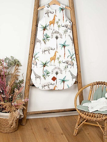 SEVIRA KIDS | Doudou lapin en gaze de coton Safari