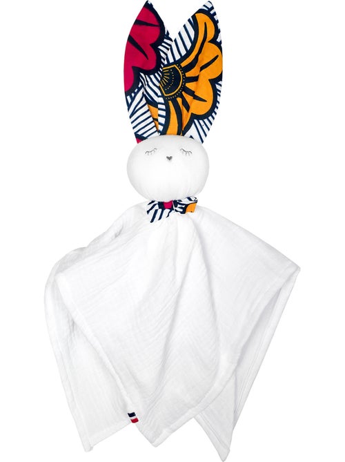 SEVIRA KIDS | Doudou lapin  en gaze de coton Wax - Kiabi