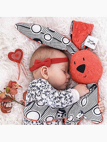 SEVIRA KIDS | Doudou lapin XXL bébé grand format ultra doux