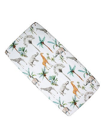 SEVIRA KIDS | Drap housse berceau en coton Safari
