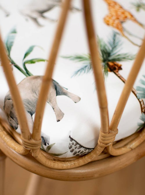 SEVIRA KIDS | Drap housse berceau en coton Safari - Kiabi