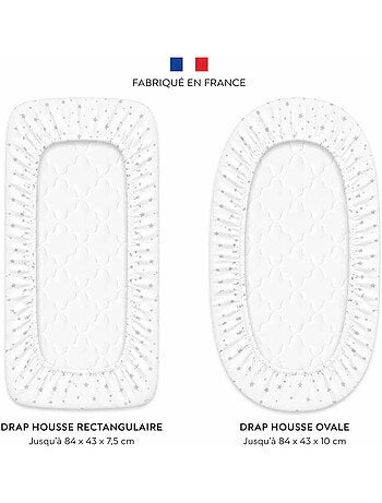 SEVIRA KIDS | Drap housse berceau en coton Stella