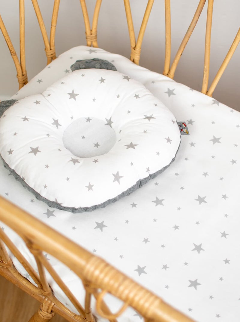 SEVIRA KIDS | Drap housse berceau en coton Stella Blanc - Kiabi