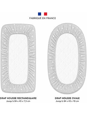 Sevira kids | drap housse berceau en coton stella