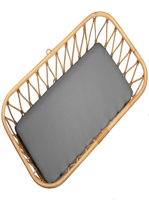 SEVIRA KIDS | Drap housse berceau en gaze de coton à carreaux - Kiabi