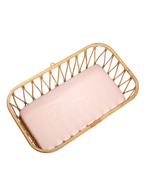 SEVIRA KIDS | Drap housse berceau en gaze de coton à carreaux - Kiabi