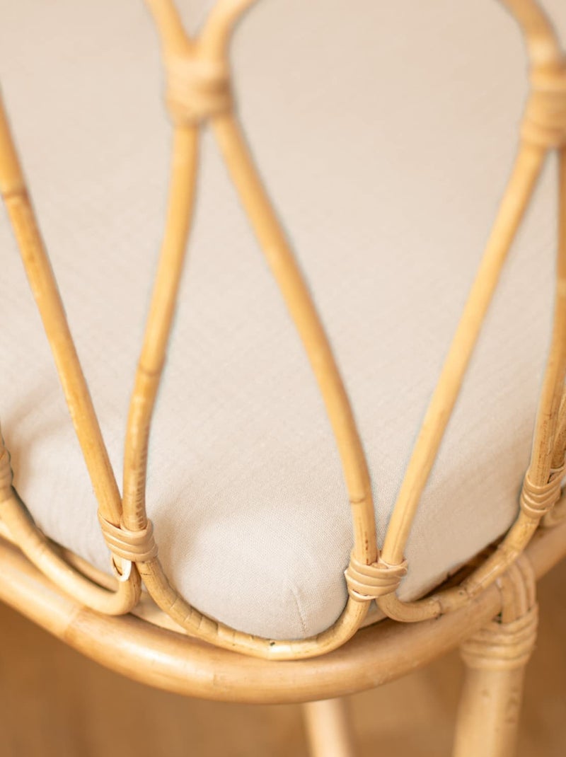 SEVIRA KIDS | Drap housse berceau en gaze de coton Jeanne Beige - Kiabi