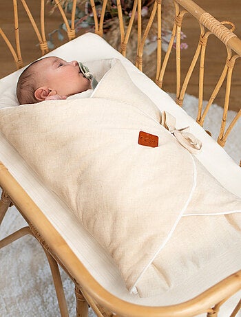 SEVIRA KIDS | Drap housse berceau en gaze de coton Jeanne