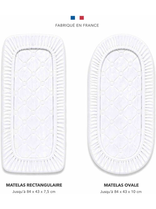 SEVIRA KIDS | Drap housse berceau en gaze de coton Jeanne - Kiabi