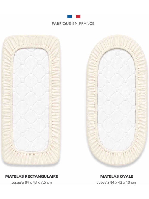 SEVIRA KIDS | Drap housse berceau en gaze de coton Jeanne - Kiabi