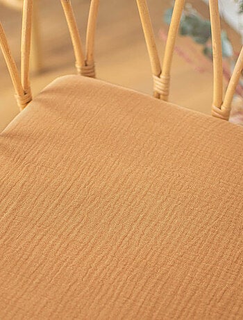 SEVIRA KIDS | Drap housse berceau en gaze de coton Jeanne